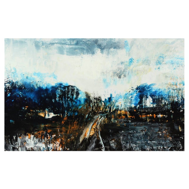 Monika Rossa, Landscape, 2018, Oil on Board For Sale