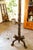 Antique floor lamp from the early 20th century featuring a striking lion motif on its decorative base. The lamp’s...