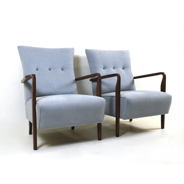 Set of Armchairs attributed to Studio Tecnico Cassina, 1940s For Sale - Image 14 of 14