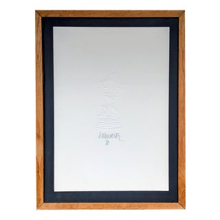 Miguel Berrocal, Male Torso, 1980, Print, Framed For Sale