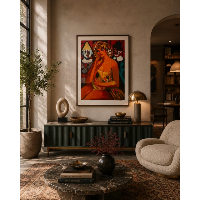 Posthumous limited edition serigraph after Di Cavalcanti, one of the most important figures of Brazilian Modernism. This...