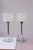Mid-Century Modern Art Deco Scandinavian Minimalist Skymning Table Lamps in Chrome and Glass by Ehlén Johansson for Ikea, Set of 2 For Sale - Image 3 of 12