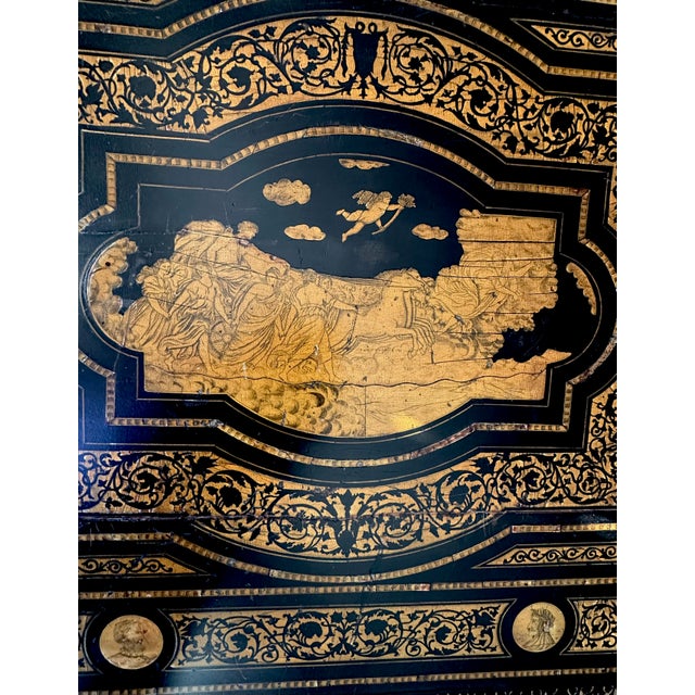 Late 19th Century Italian Neo-Classic Inlaid Marquetry Coffee Table For Sale - Image 14 of 18