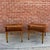 Lane Furniture Pair of Vintage Lane "Acclaim" Walnut Two-Tier Step End Tables For Sale - Image 4 of 11