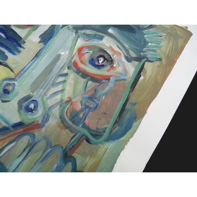 Kabian, 1980s, Paint & Paper For Sale - Image 4 of 9