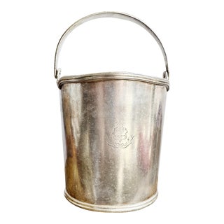 1912 Silver Plated Ice Bucket From the Hotel Ritz London For Sale