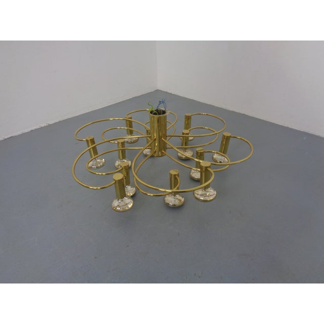 Large Golden Ceiling Light from Cosack, Germany, 1970s For Sale - Image 15 of 18