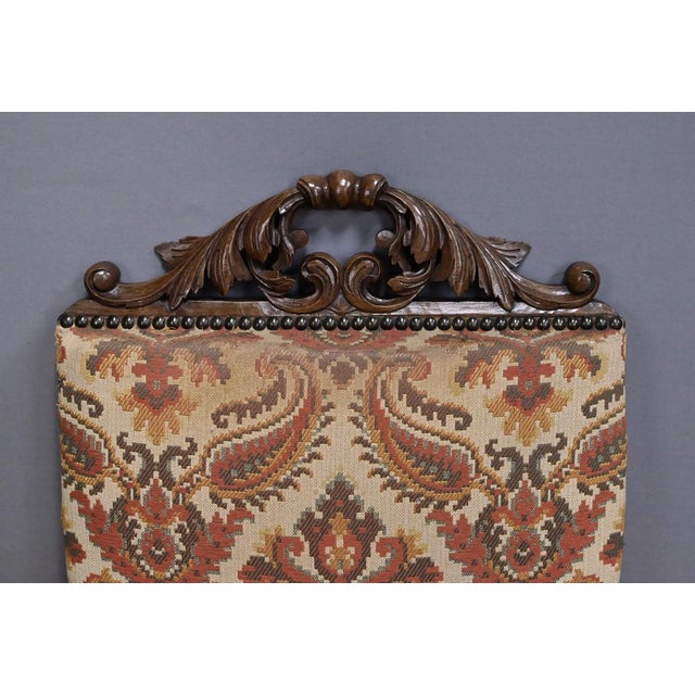 Early 20th Century Louis XIII Oak Armchair For Sale - Image 5 of 18