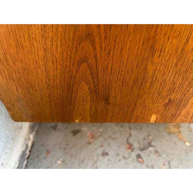 Mid-Century Sculpted Walnut Credenza by Young Manufacturing, Attributed For Sale - Image 17 of 17