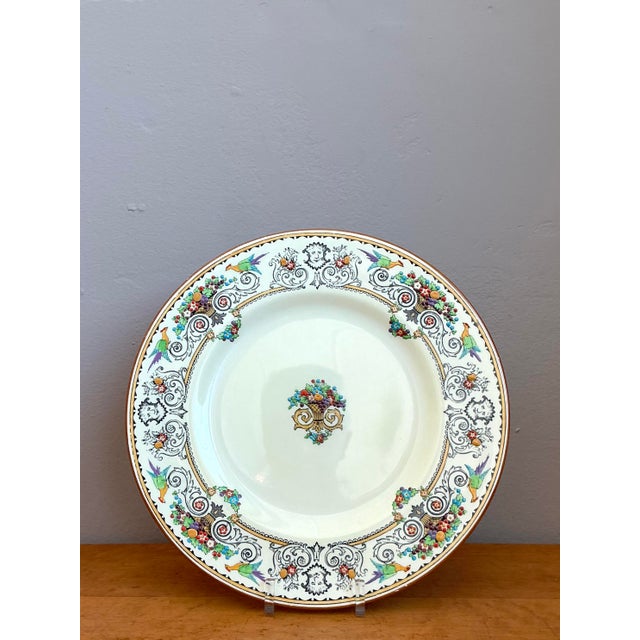 Vintage English Staffordshire “Renaissance” China - Set of 5 For Sale In West Palm - Image 6 of 12