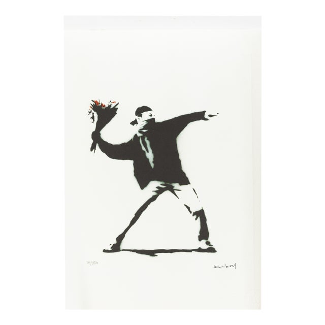 Banksy, The Famous Flower Shooter, 1974, Silkscreen For Sale