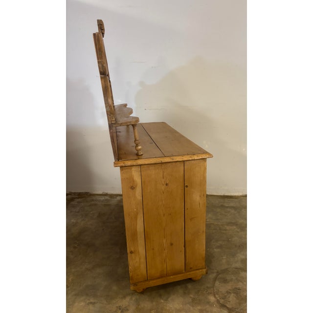 Wood 19th Century English Pine Chiffonier For Sale - Image 7 of 7