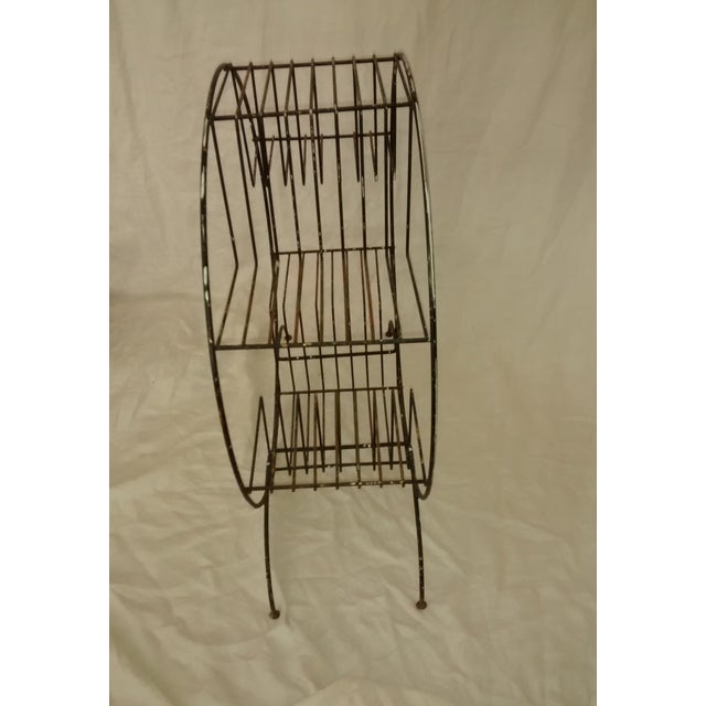 Mid Century Modern Wire Plant Stand Shelf Chairish