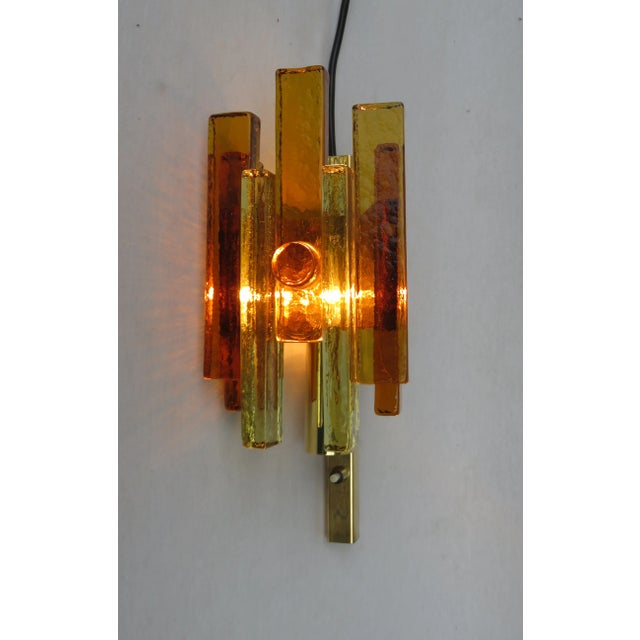 Gold Wall Sconce from Hassel & Teudt, 1960s For Sale - Image 8 of 18