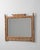 Circa 1900 French Faux Bamboo Carved Wood Wall Mirror For Sale - Image 4 of 8