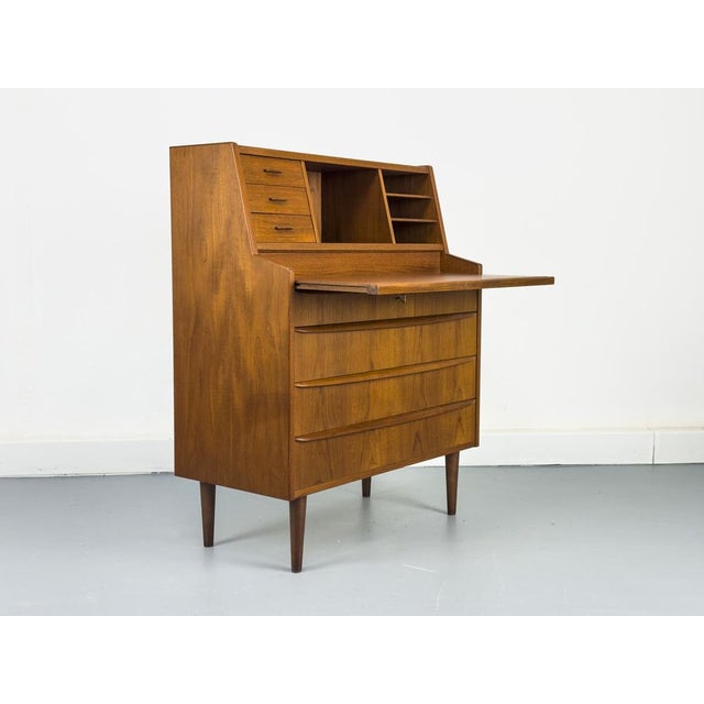 Teak Secretary Desk from Chr. Møller, 1960s For Sale - Image 9 of 18