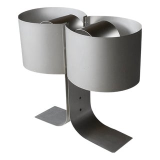 Aluminium Table Lamp by Giuliano Cesari for New Lamp, Italy, 1970s For Sale