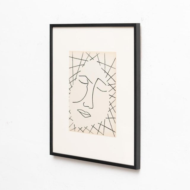 François Gilot, Untitled Face, 1951, Lithograph For Sale - Image 3 of 16