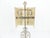 Neoclassical Table Lamp in Brushed Metal, 1970 For Sale - Image 6 of 9