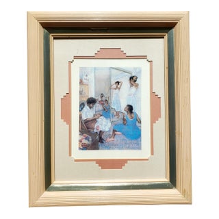 1988 Brenda Joysmith "Delta Girls" Framed Print Signed For Sale