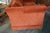 1960s Vintage Mid Century Hickory Tavern / Lane Burnt Orange Upholstered Loveseat Sofa For Sale - Image 5 of 17