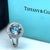 Metal Tiffany & Co. Platinum Soleste Aquamarine & Diamond Ring 3.95ct 7.17g, Size 5 For Sale - Image 7 of 11