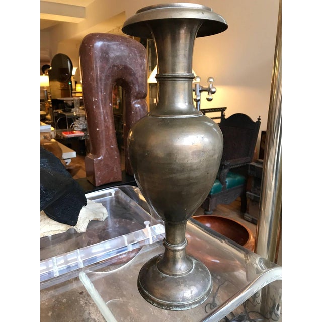 Kashmiri AngloIndian Brass Vase Chairish