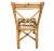 1940s Restored Mid-Century Loop Arm Rattan Dining Chairs With "X" Back- Set of 4 For Sale - Image 9 of 9