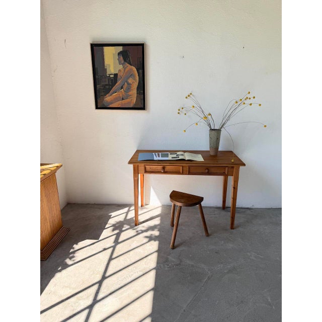 Oak Tripod Stool, 1950 For Sale - Image 4 of 18