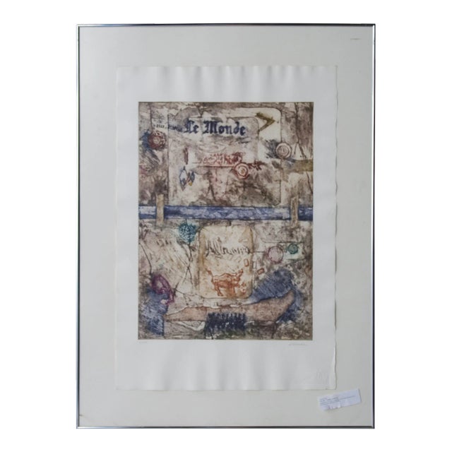 Alberto Valverde Travieso, Engraving on Paper, Spain, 1960s For Sale