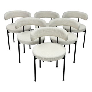 Omar De Biaggio for Cb2 Inesse Dining Chairs, Set of Six For Sale