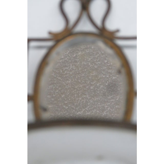 Victorian Brass and Porcelain Miniature Chair Mirrored Pocket Watch Holder 5052b For Sale - Image 17 of 18