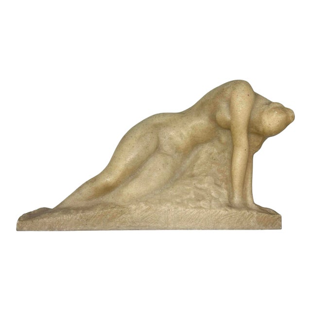 "The Awakening" Stone Composite Female Statue by Vincent Glinsky For Sale