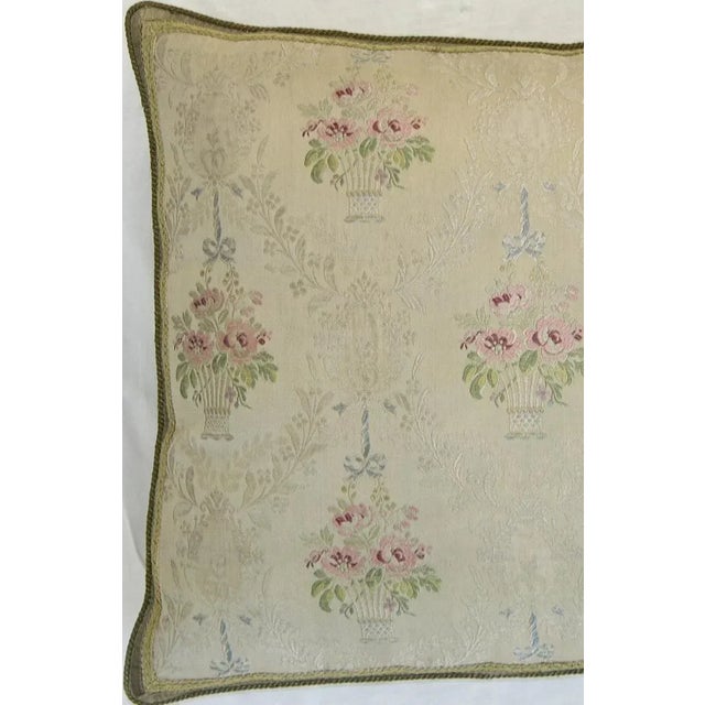 Textile Circa 1860 Antique French Textile Pillow For Sale - Image 7 of 9