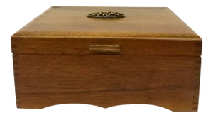 Antique Wooden Treasure Chest