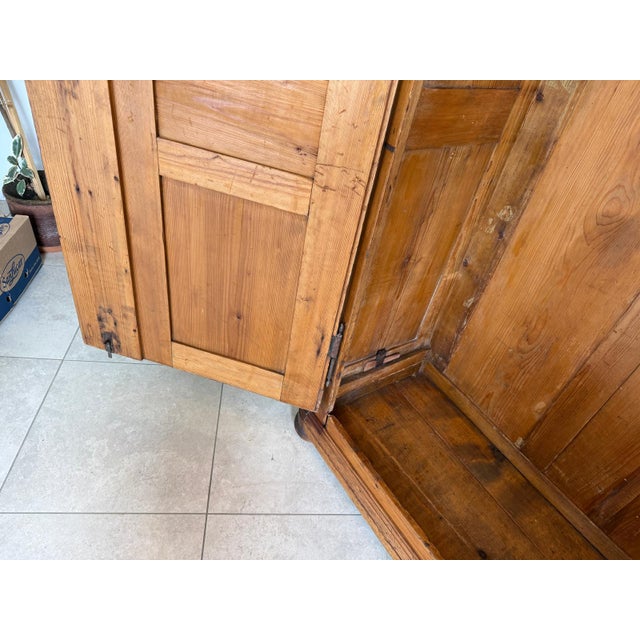 Baroque Farmhouse Hall Cabinet For Sale - Image 11 of 18