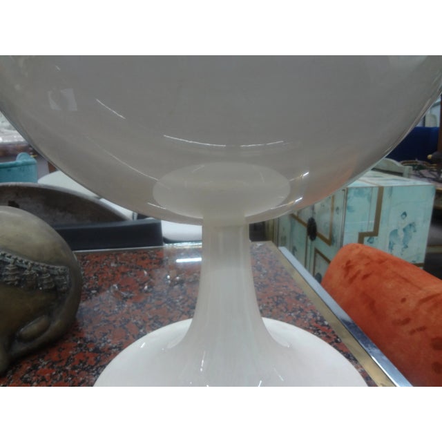 1960s 1960s Danish Modern Fiberglass Tulip Table by Oddense Maskinsnedkeri For Sale - Image 5 of 9