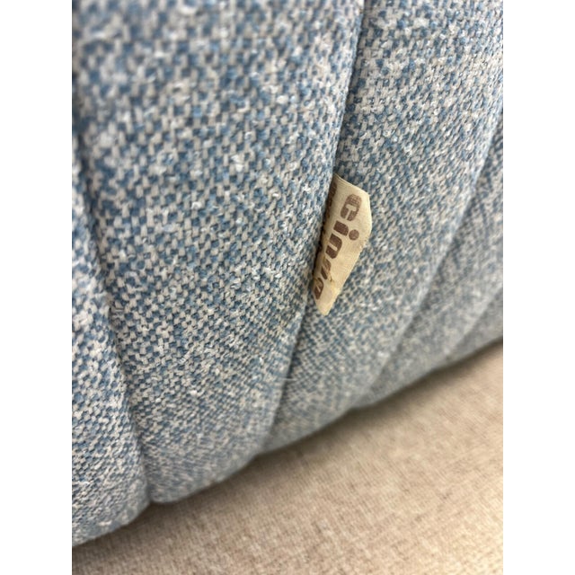 Light Blue Two-Seater Sandra Sofa by A. Hieronimus for Cinna, 1980s For Sale - Image 17 of 18