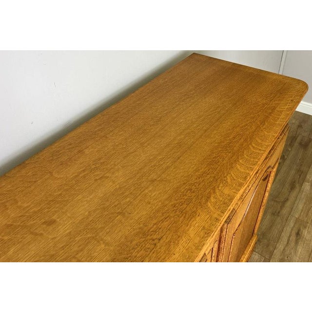 Vintage Louis XIV French Sideboard in Oak For Sale - Image 10 of 13