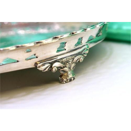 Silver Ticket Booth with Grating and Floral Reliefs For Sale - Image 5 of 7