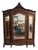 Antique French Louis XV Revival Triple-Door Mirrored Armoire in Walnut For Sale