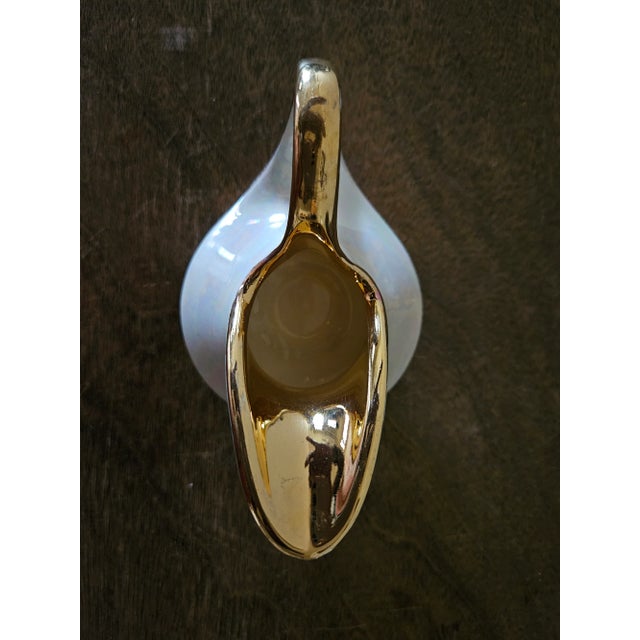 Vintage Pearl China Company Mini Opalescent Ceramic Sugar and Creamer Set For Sale - Image 9 of 11
