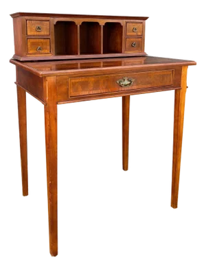 French Louis XVI Style Writing Desk with Gallery, 1960s