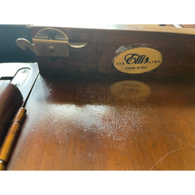 Sligh-Lowry Furniture Co. Vintage Sligh Executive Desk For Sale - Image 4 of 11