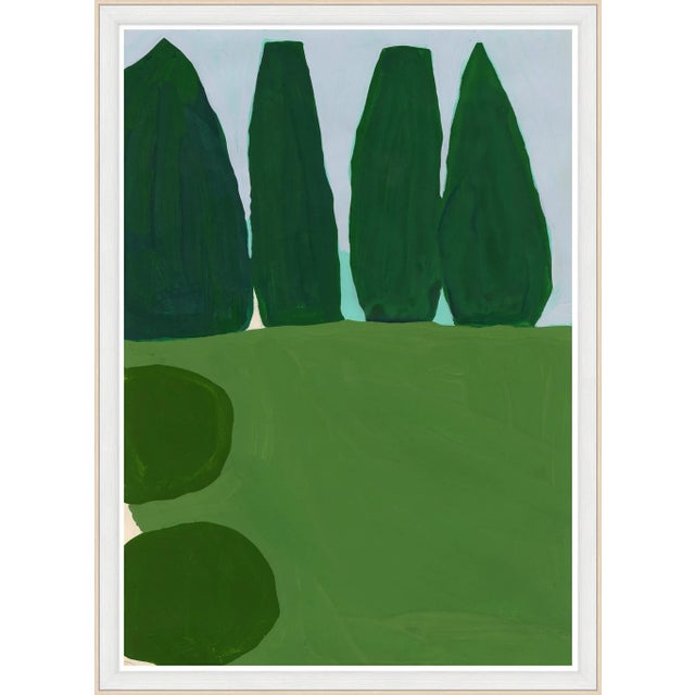 Contemporary Privet Canvas - Hand Embellished Framed Art For Sale - Image 3 of 3