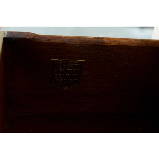 1960's White and Gold Chippendale Style Highboy of Six Drawers For Sale - Image 10 of 10