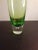 Contemporary Green Hand Blown Art Glass Decorative Vase For Sale - Image 3 of 4