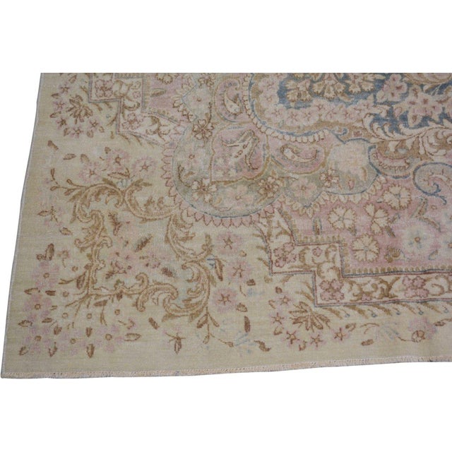Vintage Turkish Anatolian Hand Knotted Wool Rug, 8'8x11'7 For Sale - Image 4 of 6