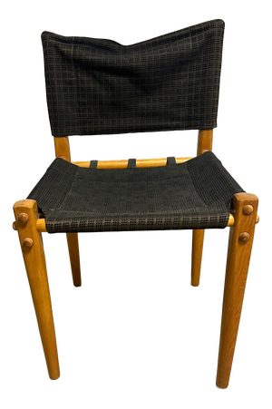Linda Chair in Wood and Canvas by Jonathan De Pas, Donato Durbino, and Paolo Lomazzi for Zanotta, 1970s