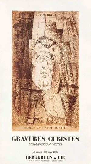 1985 Louis Marcoussis Berggruen Gallery Poster
